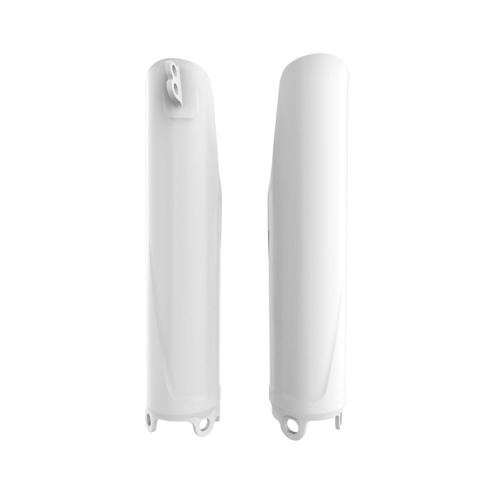 Protections de fourche POLISPORT couleur origine blanc