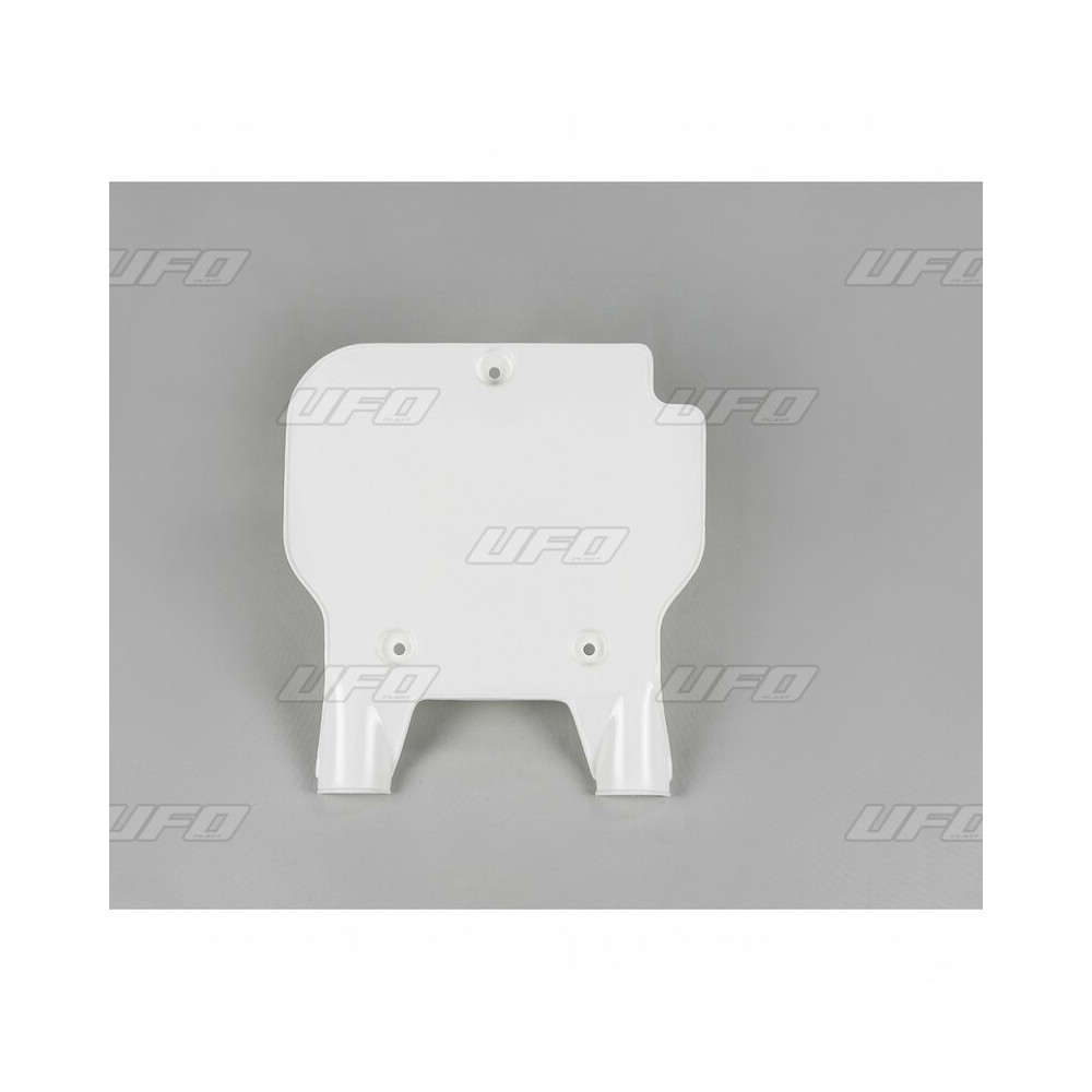 Plaque numéro frontale UFO blanc Kawasaki KX80