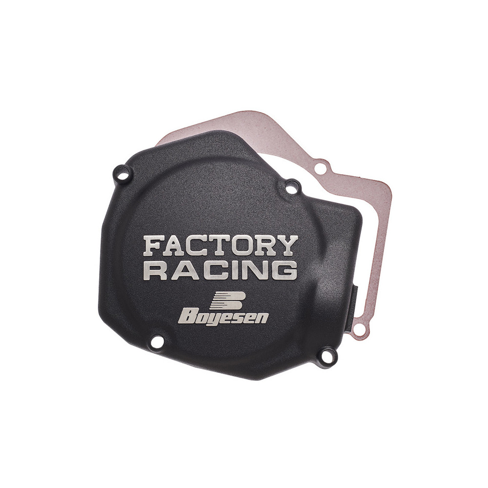 Couvercle de carter d'allumage BOYESEN Factory Racing noir