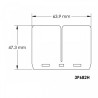 LAMELLES DE RECHANGE POUR BOITE A CLAPETS V-FORCE3