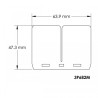 LAMELLES DE RECHANGE POUR BOITE A CLAPETS V-FORCE3