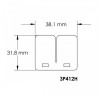 LAMELLES DE RECHANGE POUR BOITE A CLAPETS V-FORCE3 360346