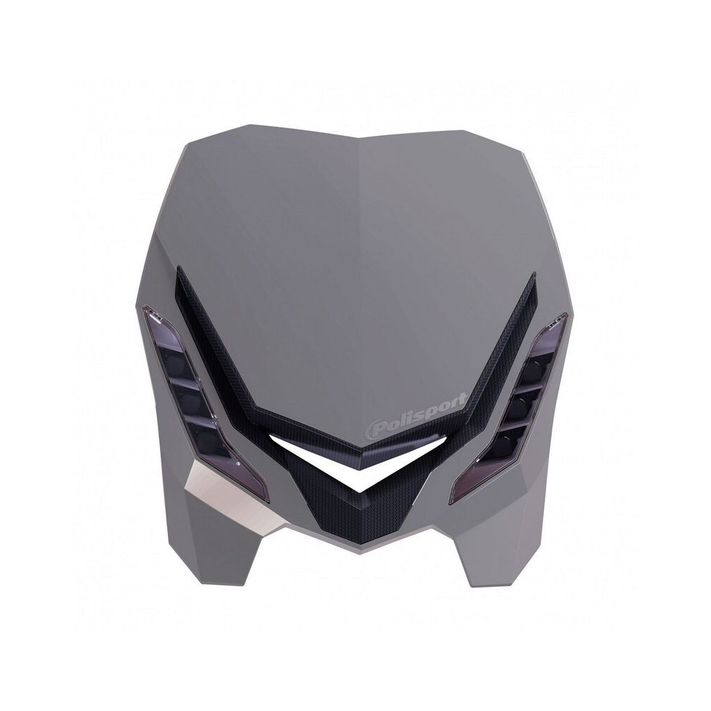Plaque phare POLISPORT E-Blaze gris