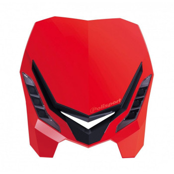POLISPORT E-Blaze red headlight plate
