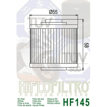 HIFLOFILTRO oil filter - HF145