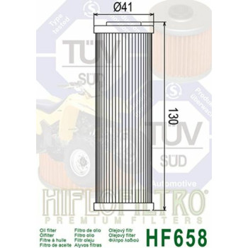 HIFLOFILTRO oil filter - HF650 Husqvarna/KTM