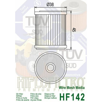 HIFLOFILTRO oil filter - HF142