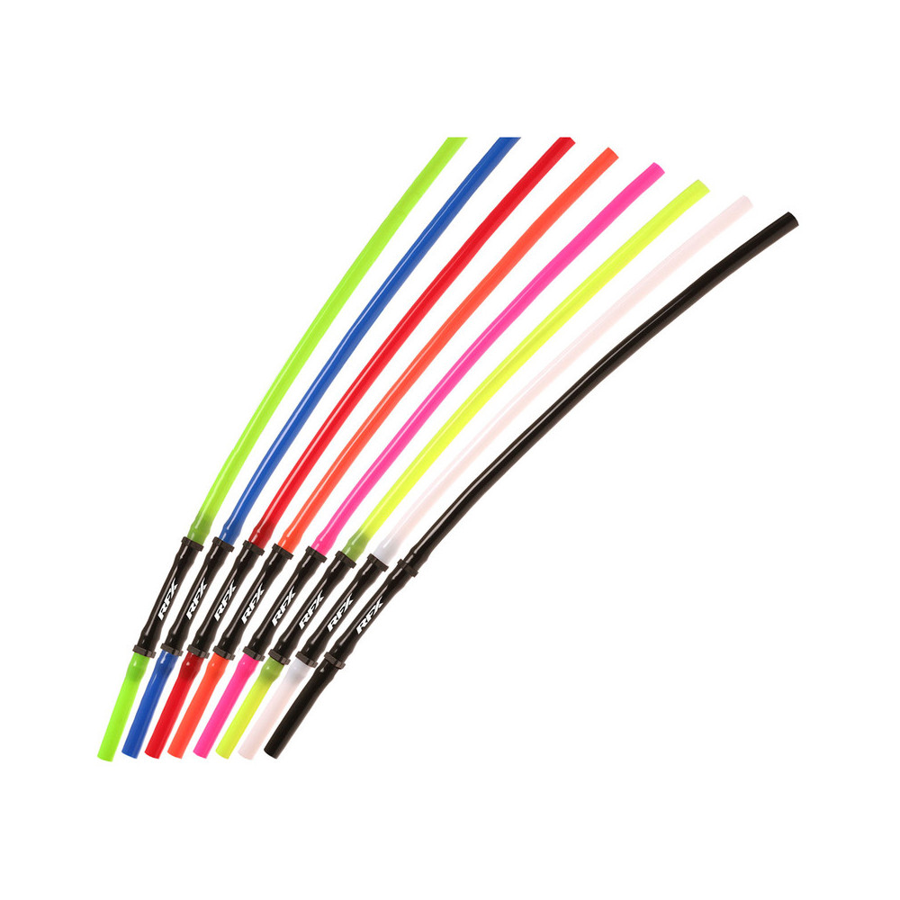 Tube de ventilation RFX Race - Long tuyau avec  valve à 1 voie (Noir) 5 pcs