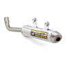 Silencieux PRO CIRCUIT 304 alu brossé/casquette inox Kawasaki KX 125
