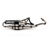 YASUNI Scooter Z exhaust pipe - steel/carbon look