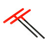 RFX Pro T-wrench set (Black/Orange) standard drive with rubber handle - 6 mm/T45 - for KTM and Husqvarna