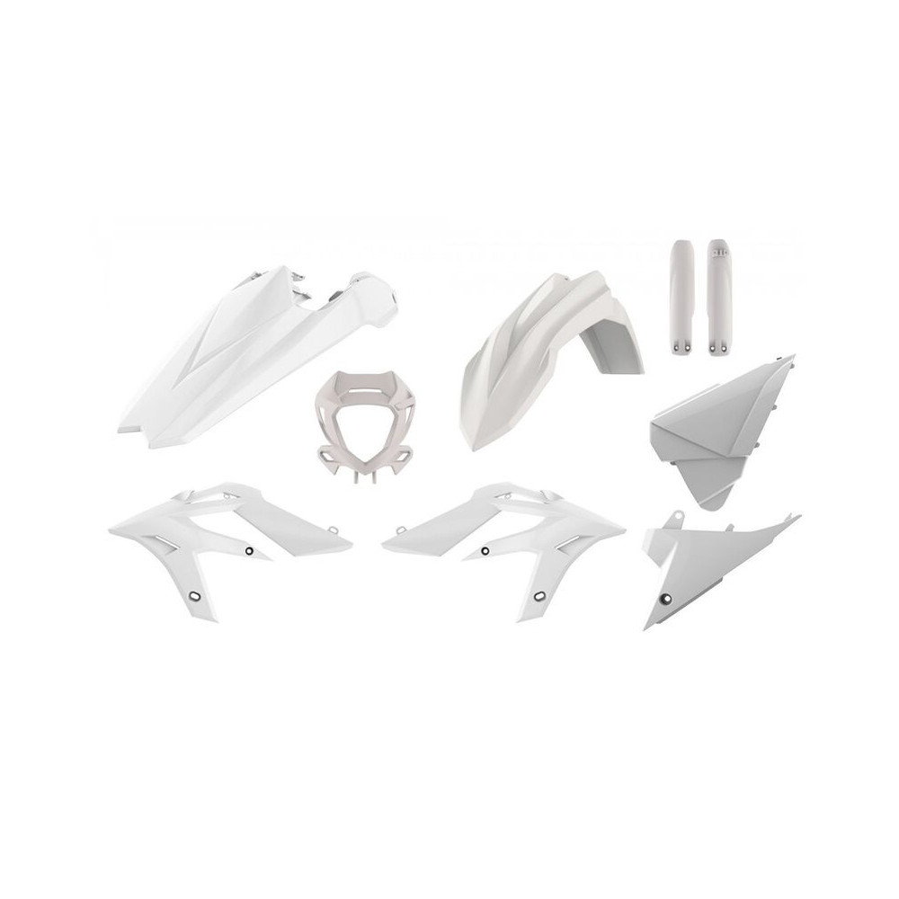 POLISPORT White Beta X-Trainer Plastic Kit