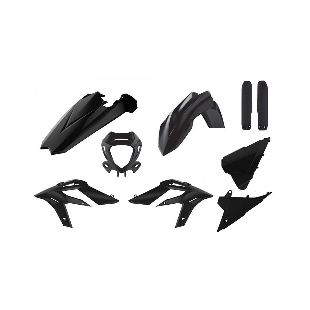POLISPORT Black Beta X-Trainer Plastic Kit