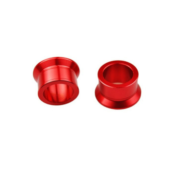SCAR red rear wheel spacer