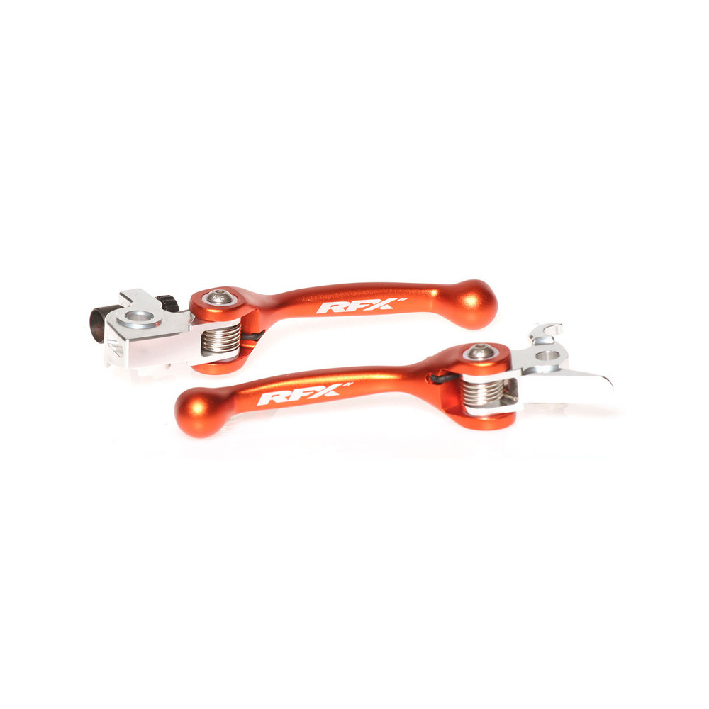 Ensemble de leviers flexibles forgés RFX Race (Orange) - KTM Divers freins Brembo / embrayages Brembo