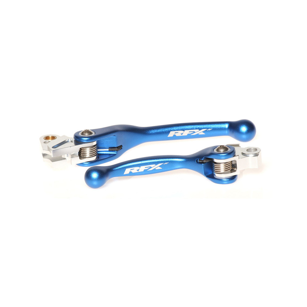 Ensemble de leviers flexibles forgés RFX Race Bleu