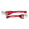 Ensemble de leviers flexibles forgés RFX Race (Rouge) Brembo