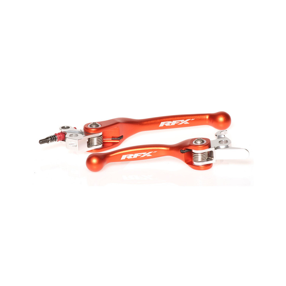 Ensemble de leviers flexibles forgés RFX Race (Orange) - KTM Divers freins Brembo / embrayages Magura