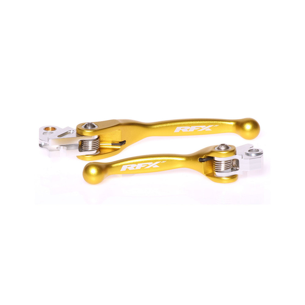 Ensemble de leviers flexibles forgés RFX Race (Jaune)