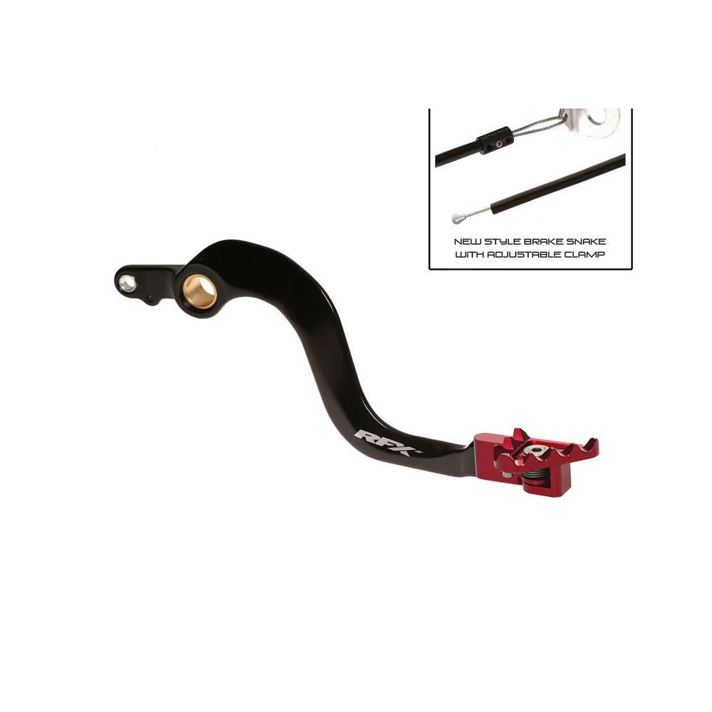 Pédale de frein arrière RFX Pro FT (Noir/Rouge) - Honda CR250