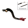 RFX Pro FT Rear Brake Pedal (Black/Red) - Honda CR250