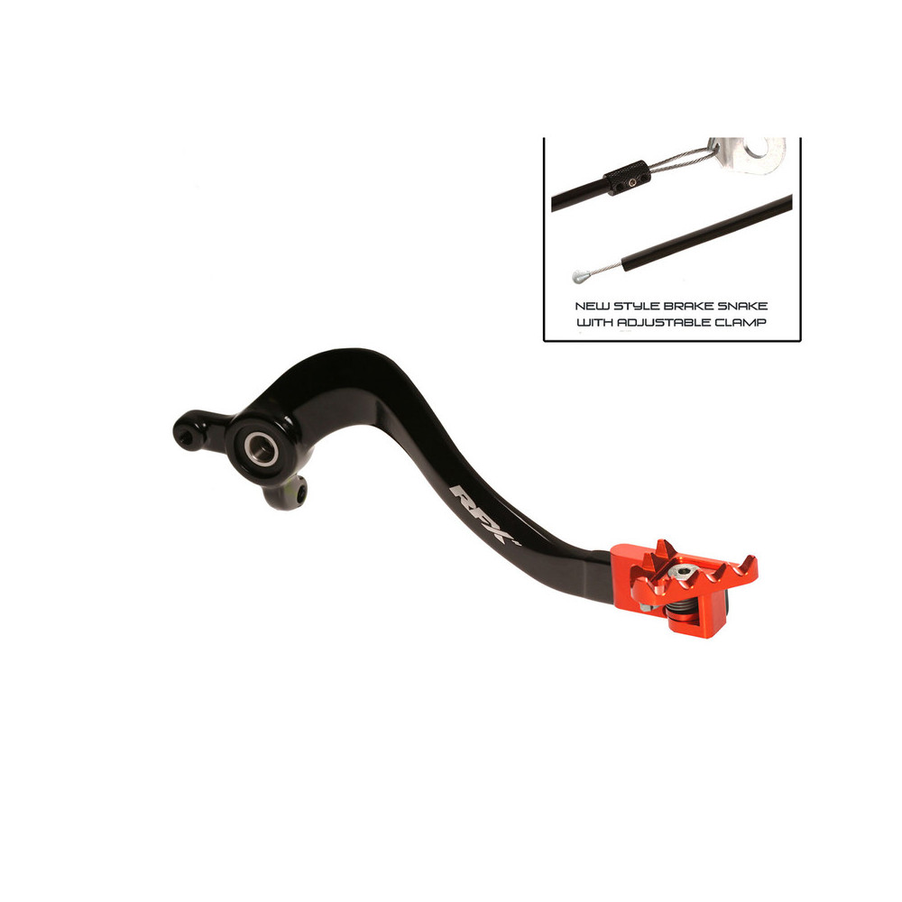 Pédale de frein arrière RFX Pro FT (Noir/Orange) - KTM SX85