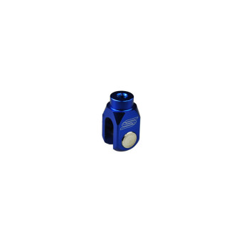 SCAR rear brake adjustment cap, blue aluminum