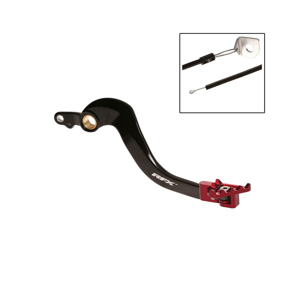 Pédale de frein arrière RFX Pro FT (Noir/Rouge) - Honda CRFX250