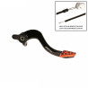 RFX Pro ST Rear Brake Pedal (Hard Anodized Black/Orange) - KTM SX/SX-F 125-525