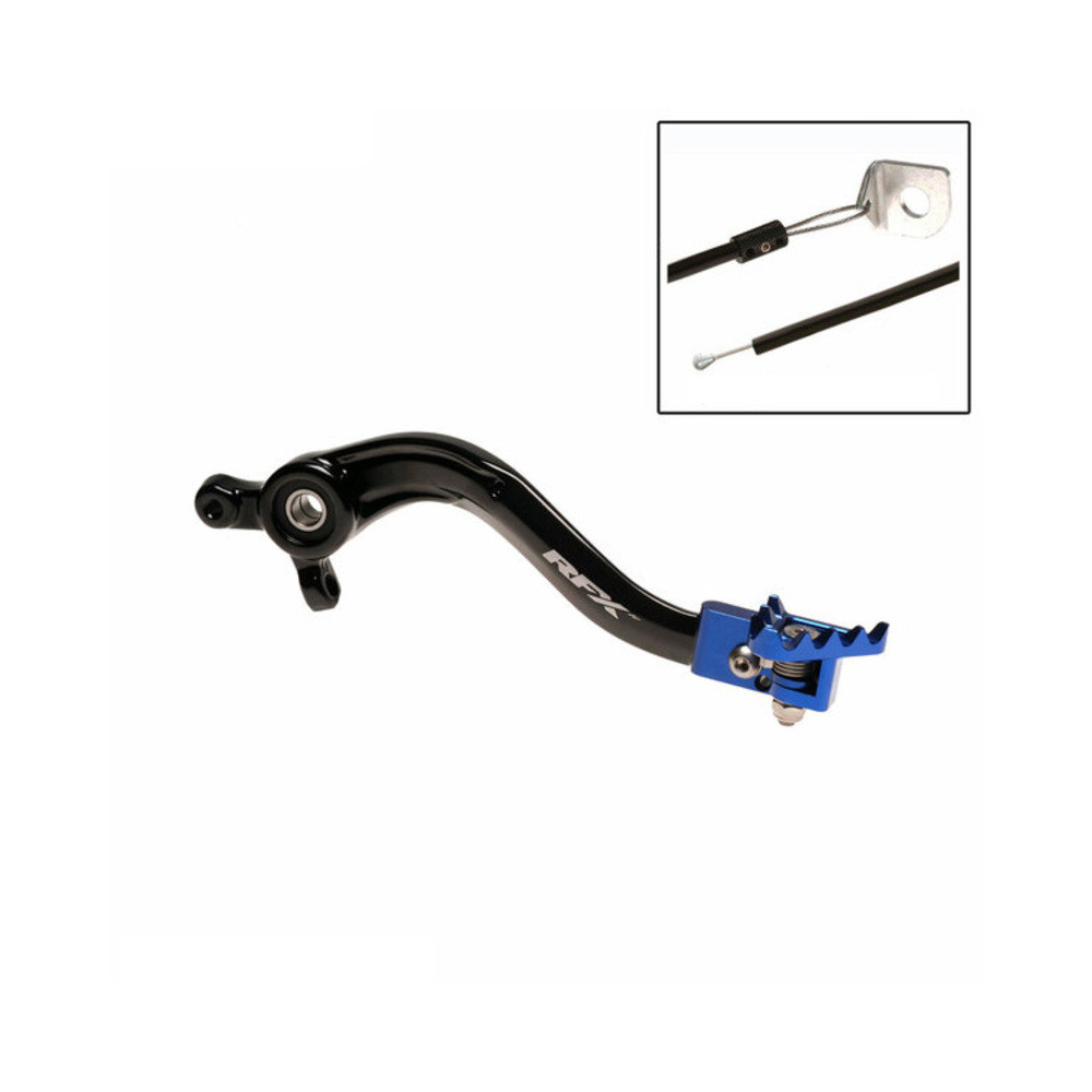 Pédale de frein arrière RFX Pro FT (Noir/Bleu)