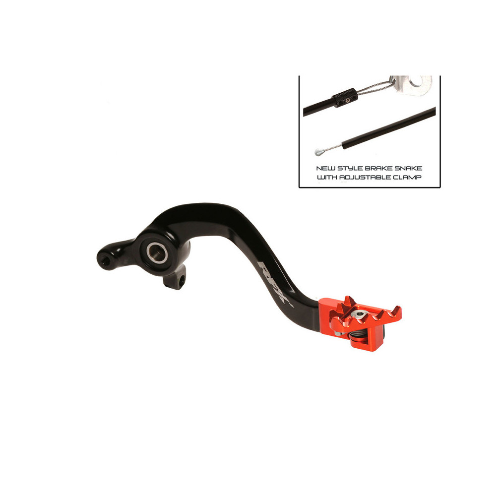 Pédale de frein arrière RFX Pro FT (Noir/Orange) - KTM SX65