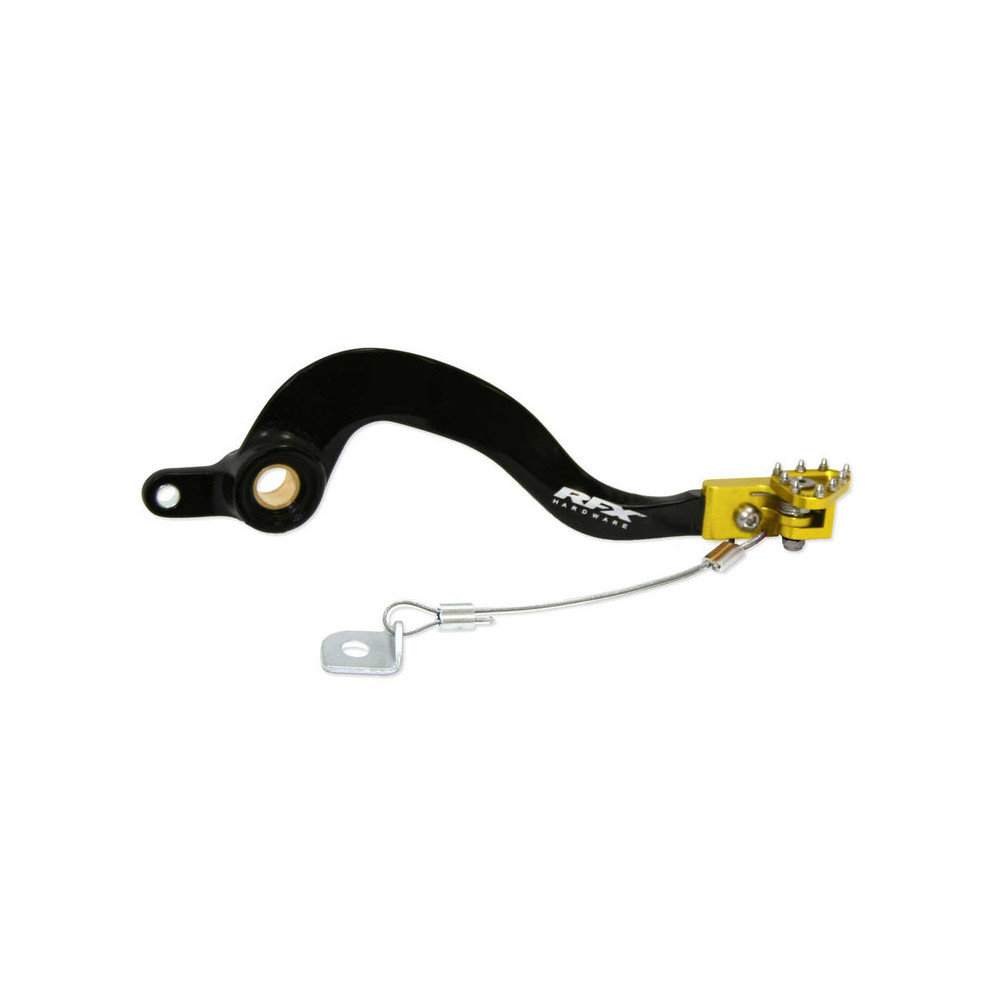 Pédale de frein arrière RFX Pro FT (Noir/Jaune) - Suzuki RMZ250