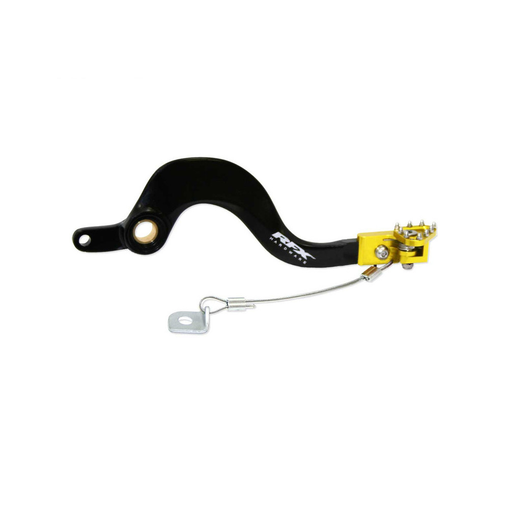 Pédale de frein arrière RFX Pro FT (Noir/Jaune) - Suzuki RMZ250/450