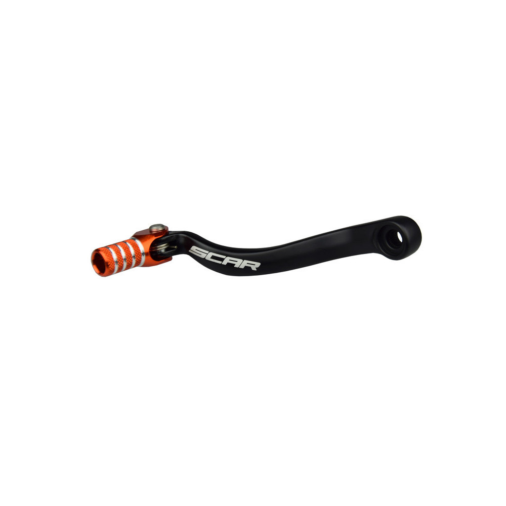 Sélecteur de vitesse SCAR noir mat/embout orange