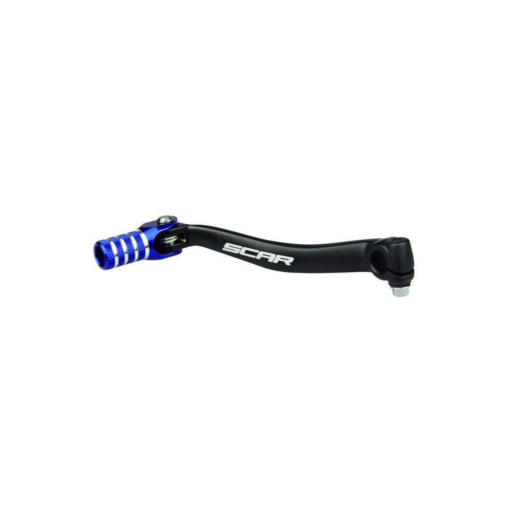 Sélecteur de vitesse SCAR noir mat/embout bleu