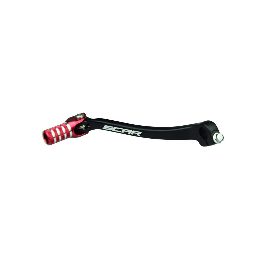 Sélecteur de vitesse SCAR noir mat/embout rouge