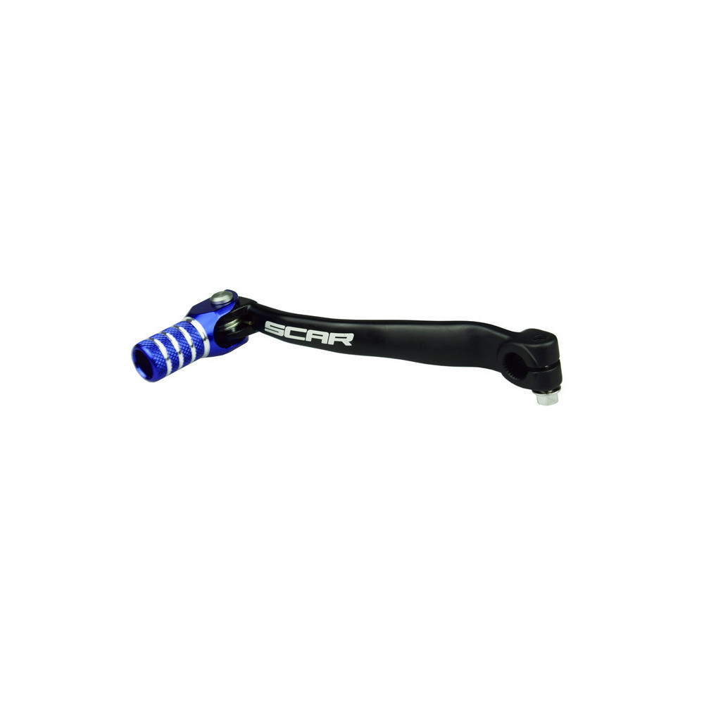SCAR gear selector, matte black/blue tip