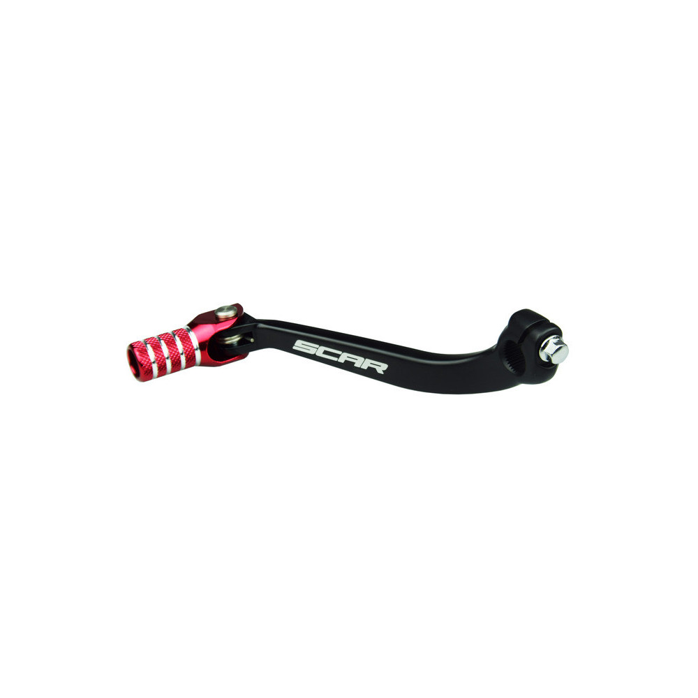 SCAR gear selector, matte black/red tip