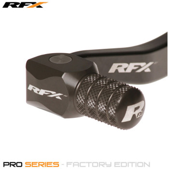 RFX Flex+ Factory Edition Gear Selector (black/hard anodized titanium) - KTM SX85 SX/XC-W/TPI 125/150