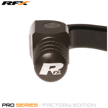 RFX Flex+ Factory Edition Gear Selector (black/hard anodized titanium) - KTM SX85 SX/XC-W/TPI 125/150