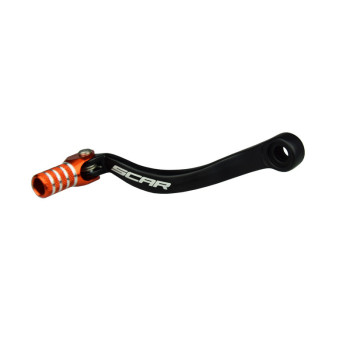 Sélecteur de vitesse SCAR noir mat/embout orange