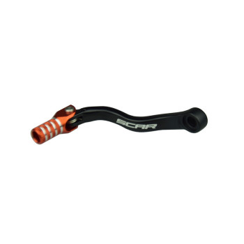 Sélecteur de vitesse SCAR noir mat/embout orange