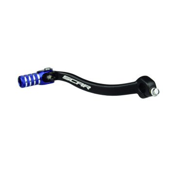 Sélecteur de vitesse SCAR noir mat/embout bleu