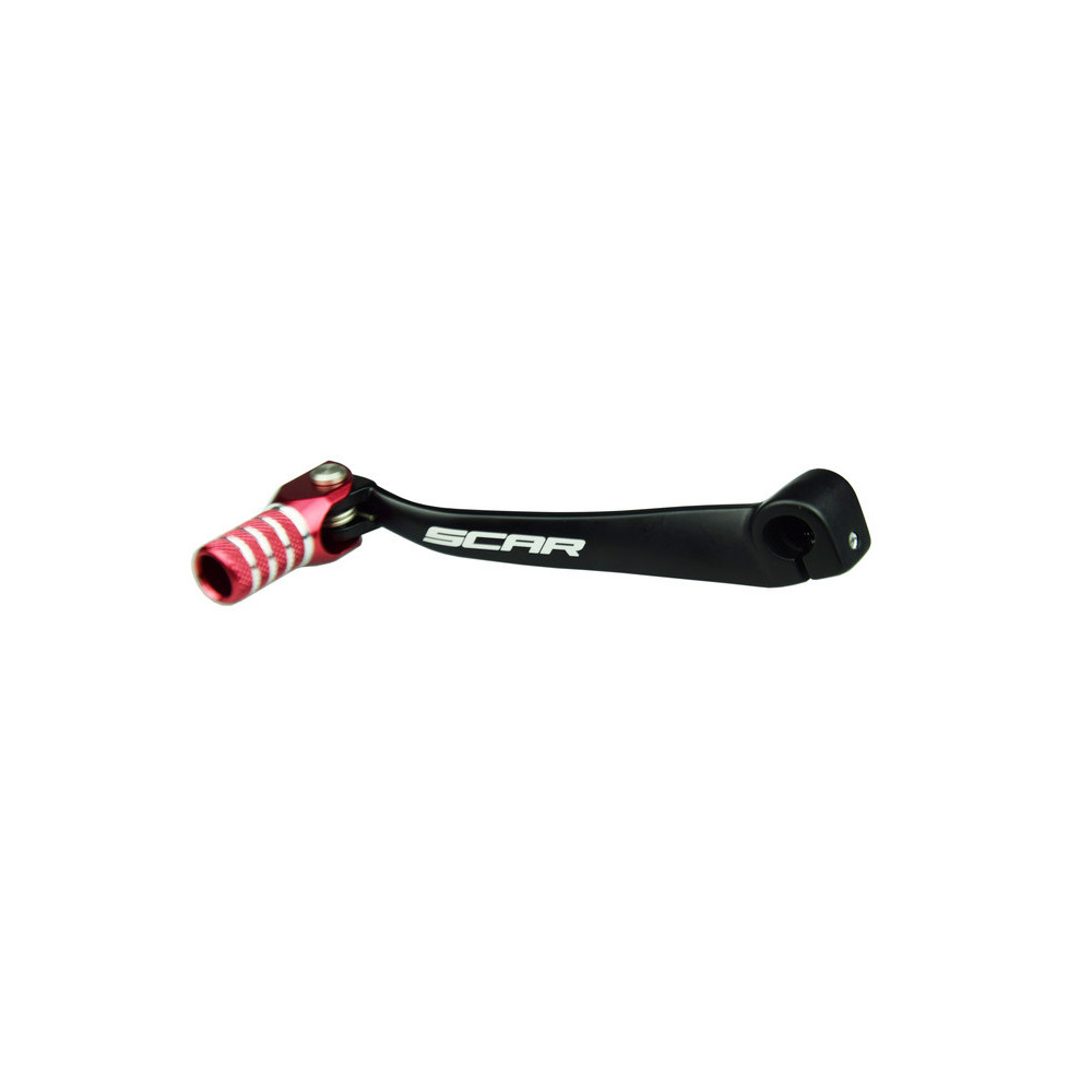 Sélecteur de vitesse SCAR noir mat/embout rouge