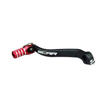 SCAR gear selector, matte black/red tip