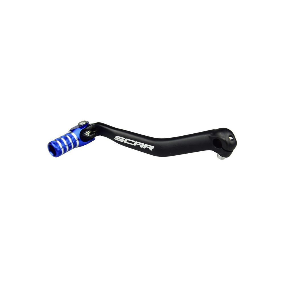 Sélecteur de vitesse SCAR noir mat/embout bleu