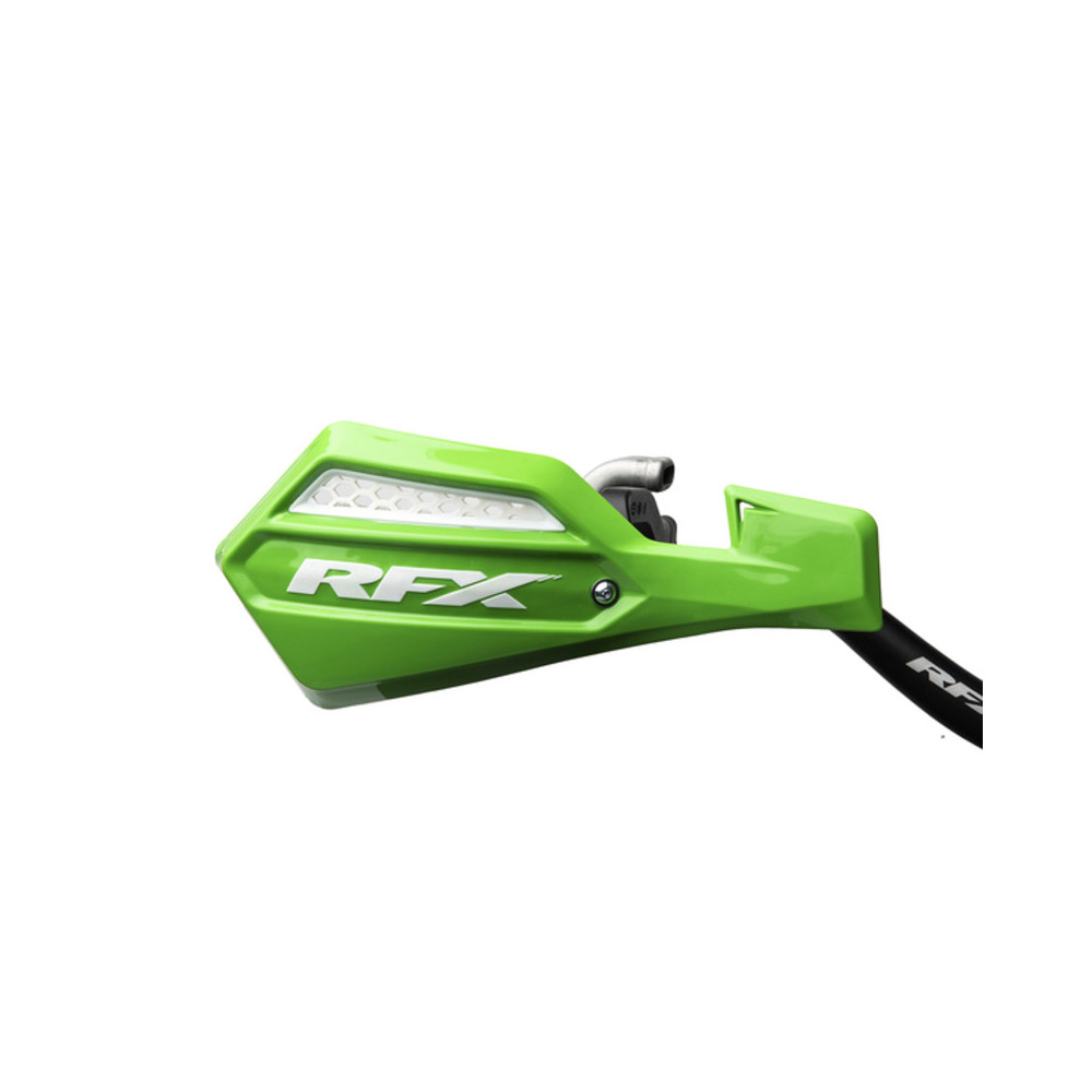 Protège-mains RFX série 1 (vert/blanc) avec kit de montage