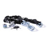 VECTOR anti-theft kit - Ø21mm padlock + Ø14mm chain / 1.2m - SRA / ART / NF-FMCC