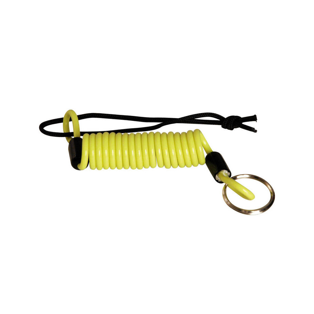 Câble de rappel bloque-disque/antivol VECTOR - Fluo Jaune