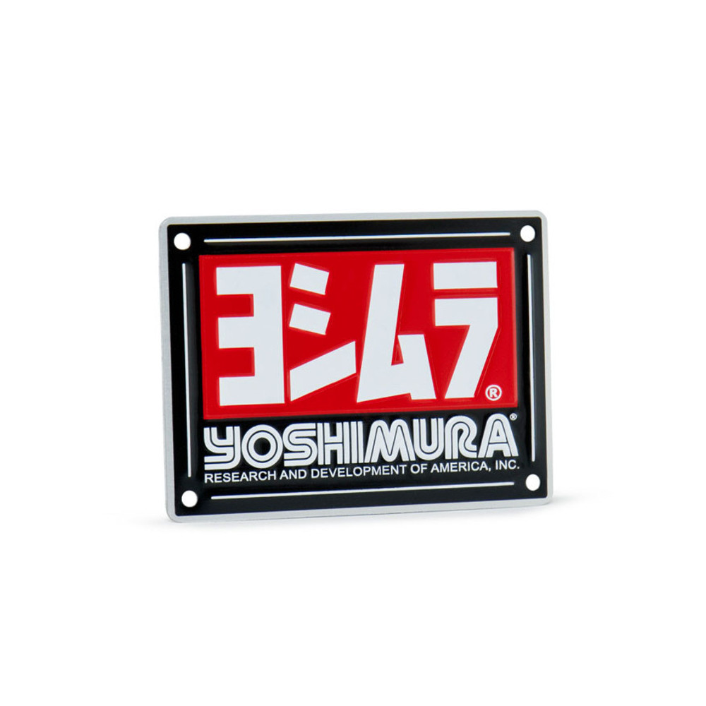 Pièce détachée - Plaque logo YOSHIMURA USA pour silencieux RS-4